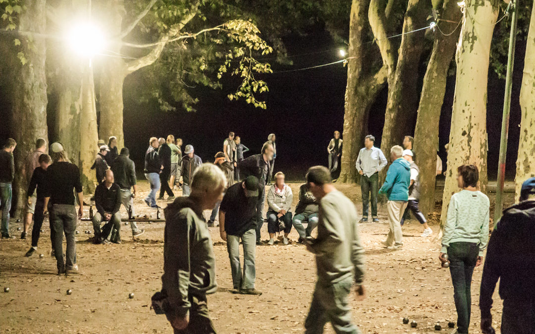 Boule im Park